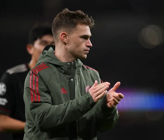 Joshua Kimmich บาเยิร์น ไม่สามารถทำผลงานได้สำเร็จในเกมกับอาร์เซนอล เอฟซี